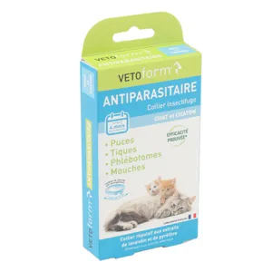 Collier Vetoform Antiparasitaire insectifuge chat et chaton