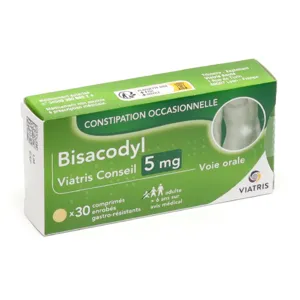 Bisacodyl medicament constipation
