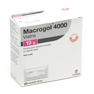 Macrogol 4000 sachet pour la constipation