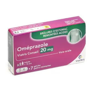Oméprazole 20 mg gélules estomac