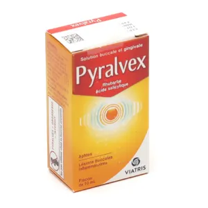 Pyralvex produit aphtes avec pinceau