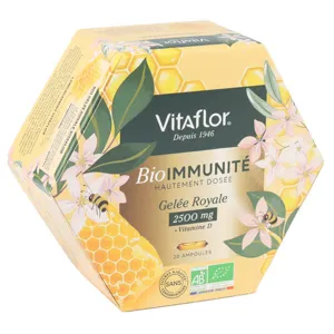 Vitaflor Gelée royale 2500 mg hautement dosée bio