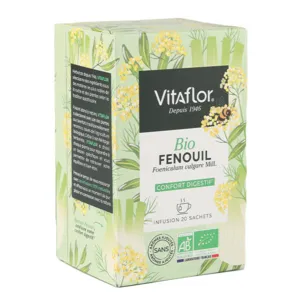Vitaflor Confort digestif Tisane de fenouil bio en sachet
