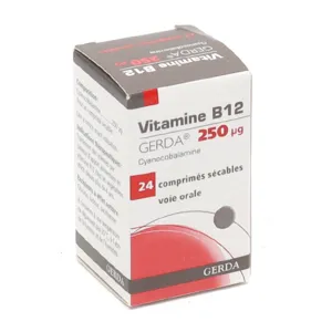 Gerda comprimé Vitamine B12 250 µg