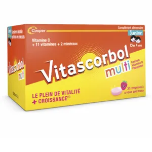Comprimés à croquer Vitascorbol Multi Junior vitamines