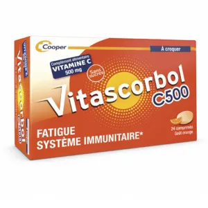 Complément alimentaire Vitascorbol Vitamine C 500 mg