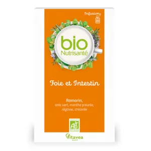 Tisane Foie et intestin sachets Bio Nutrisanté