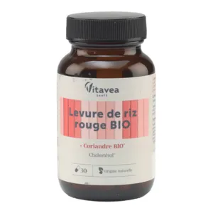 Vitavea Levure de riz rouge bio gélules cholestérol