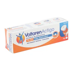 Gel VoltarenActigo 1% en tube applicateur