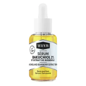 Sérum bakuchiol 2% et extrait de busserole Waam