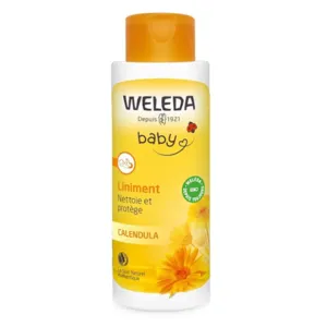 Liniment Weleda Baby Soin nettoyant pour le change au calendula Bio