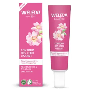 Contour des yeux lissant Bio Weleda Rose Musquée thé blanc