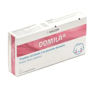 Weleda Domila suppositoires poussée dentaire