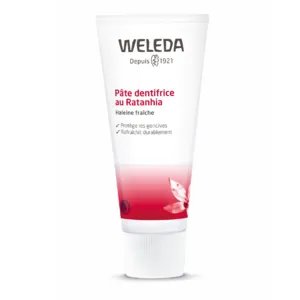Dentifrice Weleda gencives sensibles au Ratanhia