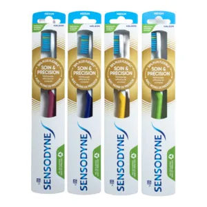 Sensodyne brosse à dents Soin et précision Médium dents sensibles