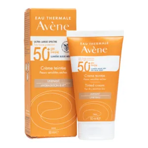 Crème solaire visage teintée Avène SPF 50+