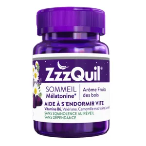 ZzzQuil Sommeil gommes mélatonine