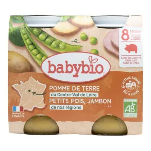 Petits Pots Babybio Légumes et Jambon Bio