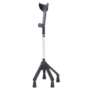 Canne anglaise quadripode avec appui brachial