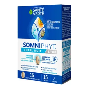 Santé Verte Somniphyt Total Nuit LP 8H 1,9 mg comprimés