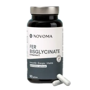 Novoma Fer bisglycinate et vitamine C