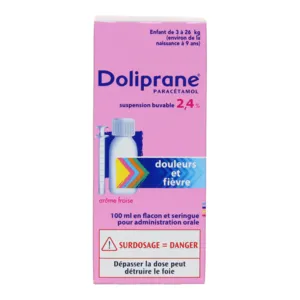 Doliprane bébé sirop sans sucre