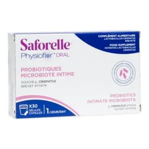 Physioflor Flore intime gélules probiotiques Saforelle