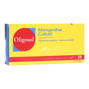 Oligosol manganese cobalt ampoules