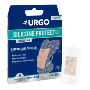 Pansement Urgo Silicone Protect+ Kids prédécoupé