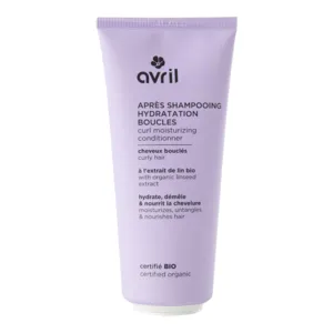 Avril après shampooing hydratant cheveux bouclés bio