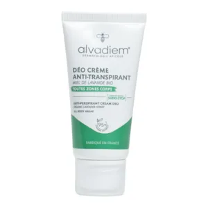 Alvadiem déo crème anti transpirant sans sels d'aluminium