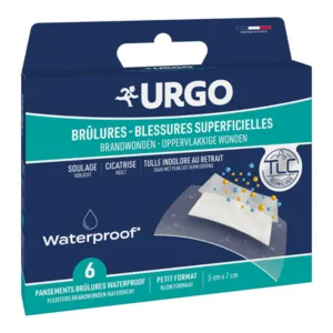 Pansement Urgo Brûlures Waterproof