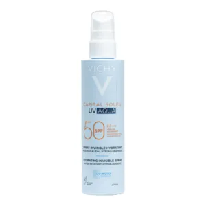 Spray solaire invisible hydratant SPF 50 Vichy Capital Soleil UV Aqua