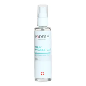 Spray Mycoses 3 en 1 Poderm Pieds Ongles Chaussures