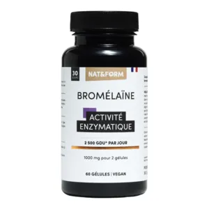 Nat et Form Bromélaïne activité enzymatique gélules
