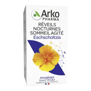 Arkogélules eschscholtzia gélules contre les réveils nocturnes