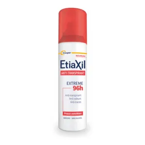 Etiaxil déodorant anti transpirant Extreme 96h spray