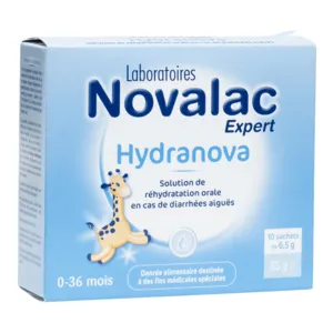 Solution de réhydratation orale en sachet Hydranova Novalac