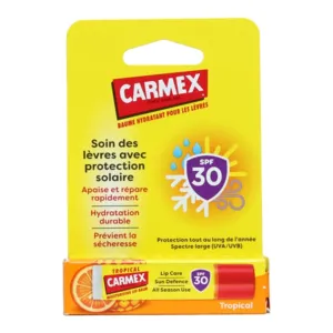 Soin lèvres Carmex Tropical avec SPF30