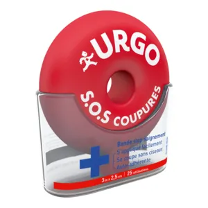 Urgo SOS Coupures bande 3 m x 2,5 cm