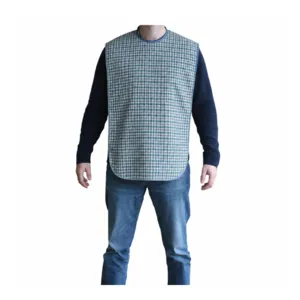 Bavoir pour adulte imperméable 2 faces