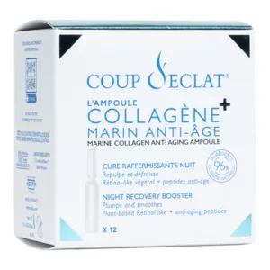 Coup d'éclat Ampoule au Collagène marin Soin anti âge nuit