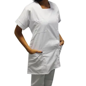 Blouse blanche professionnel de santé femme Diana