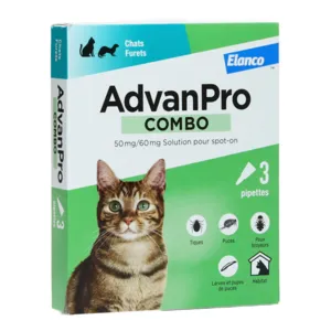 AdvanPro Combo pipette anti puce Chat