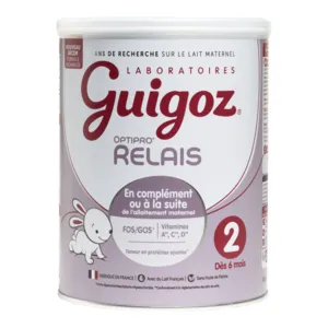 Lait infantile 2ème âge Guigoz Optipro Relais allaitement