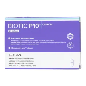 Argan gélules Biotic P10 Clinical