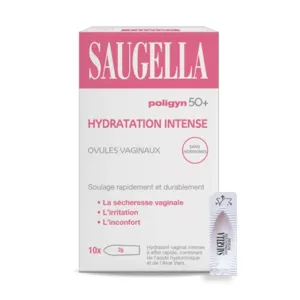 Ovules Saugella Poligyn 50+ à l’acide hyaluronique