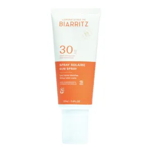 Laboratoires de Biarritz spray solaire bio SPF30 UVA UVB