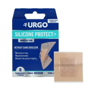 Pansement Urgo Silicone Protect+ prédécoupé