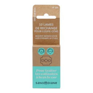 10 lames de rechange Sanodiane pour coupe-cors